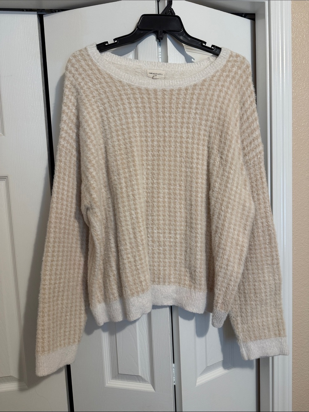 Thread & Supply Cream Sweater